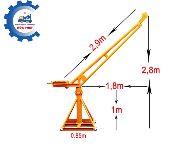 Công dụng của khung cẩu xoay 360 độ và giá máy cẩu xoay rẻ nhất tại miền Bắc