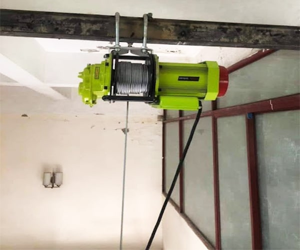 Máy tời treo xây dựng Những biểu hiện hư hỏng mà bạn cần dừng ngay hoạt động của máy tời