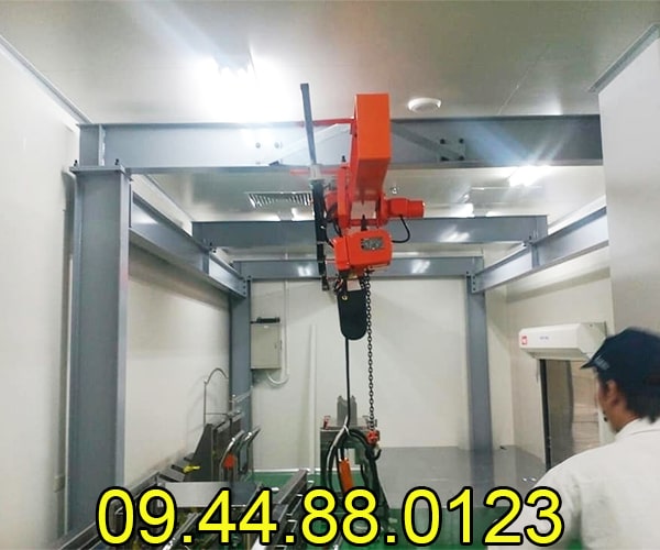 Pa lăng xích điện những lưu ý về chế độ làm việc của máy