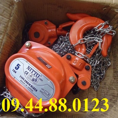 Pa lăng xích kéo tay những lưu ý về tải trọng khi sử dụng