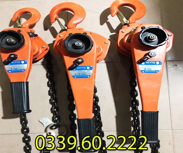 Giá Pa lăng xích lắc tay Nitto tốt nhất tại Hòa Phát