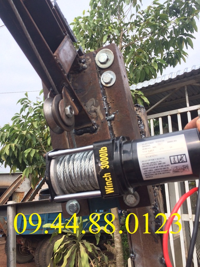 Tời kéo xe ô tô và cách sử dụng máy tời