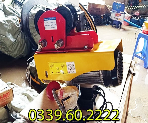 Sự kết hợp hoàn hảo tời điện và con chạy điện