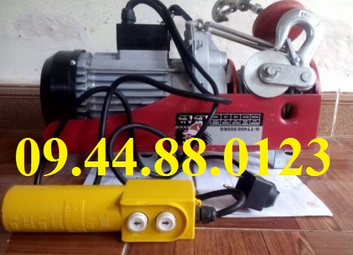 Lắp ráp và khởi động tời điện