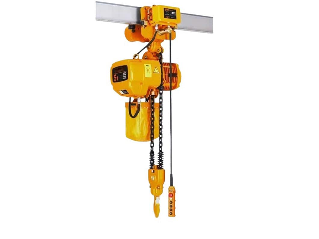 Pa lăng xích điện di chuyển 5 tấn 9m HHBB05-02 380V