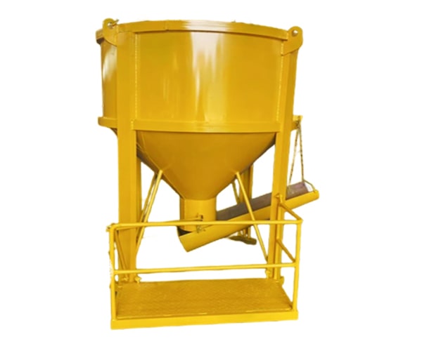 Phễu đổ bê tông 1 Khối có máng xoay
