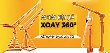 Khung cẩu xoay 360 độ