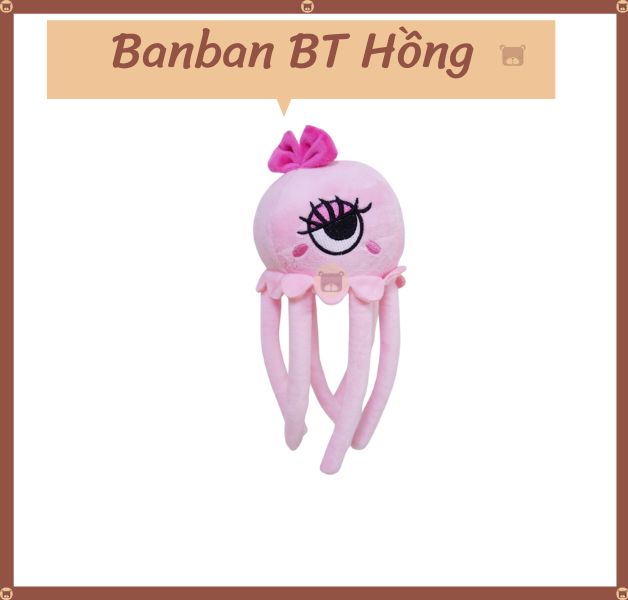 Banban Bạch Tuộc Hồng