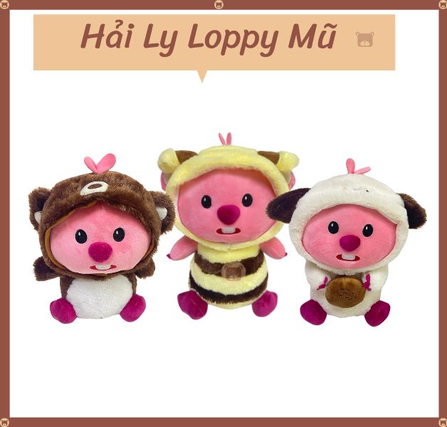 Hải Ly Loppy Mũ