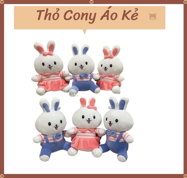 Thỏ Cony Áo Kẻ