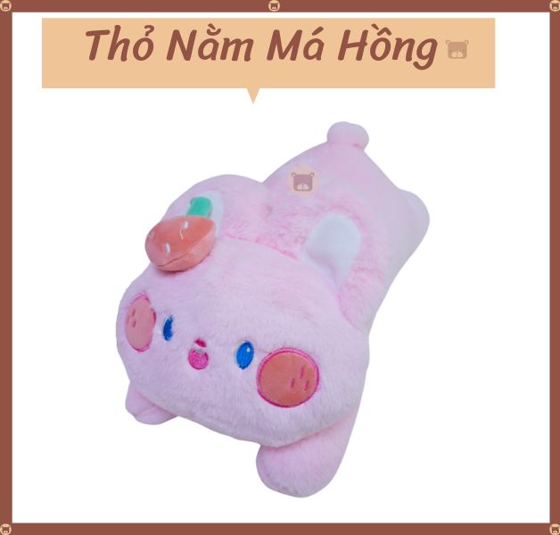 Thỏ Nằm Má Hồng