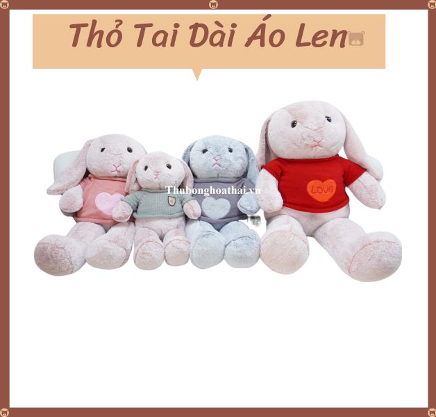 Thỏ Tai Dài Áo Len