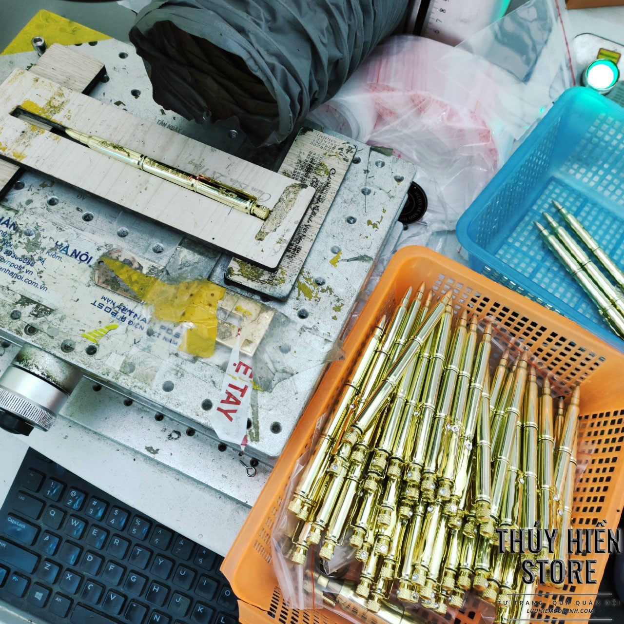 Bút vỏ đạn khắc tên theo yêu cầu - 90.000
