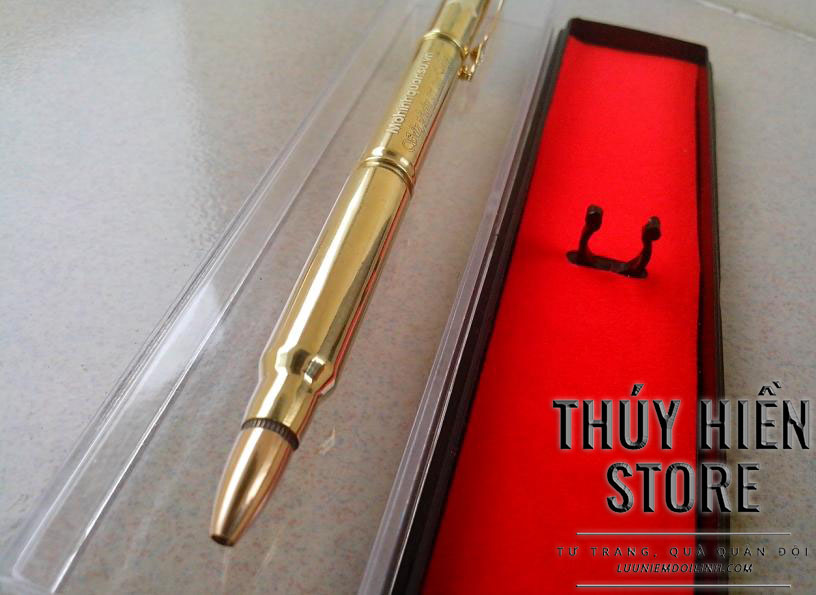 Bút vỏ đạn khắc tên theo yêu cầu - 90.000