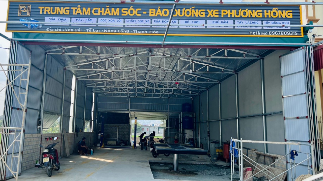 Trung tâm chăm sóc - bảo dưỡng xe Phương Hồng - Nông Cống, Thanh Hoá