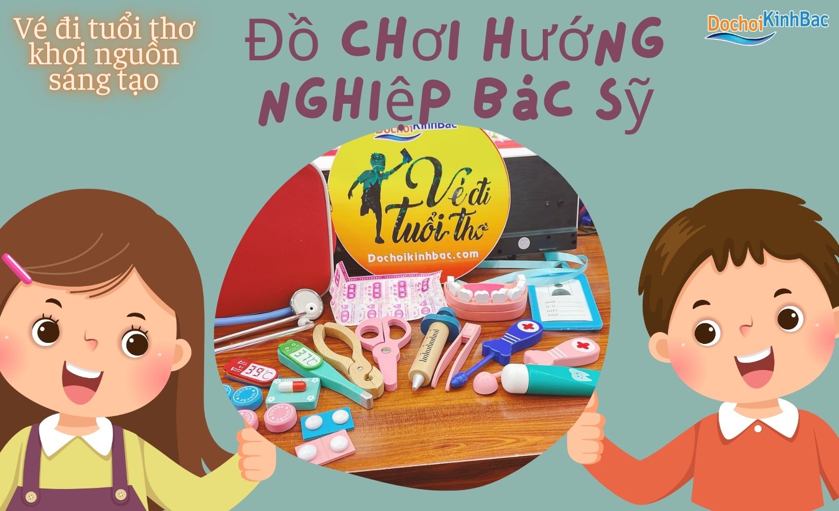 Ươm Mầm Bác Sỹ Tương Lai: Bộ Đồ Chơi Hướng Nghiệp Cao Cấp Cho Bé