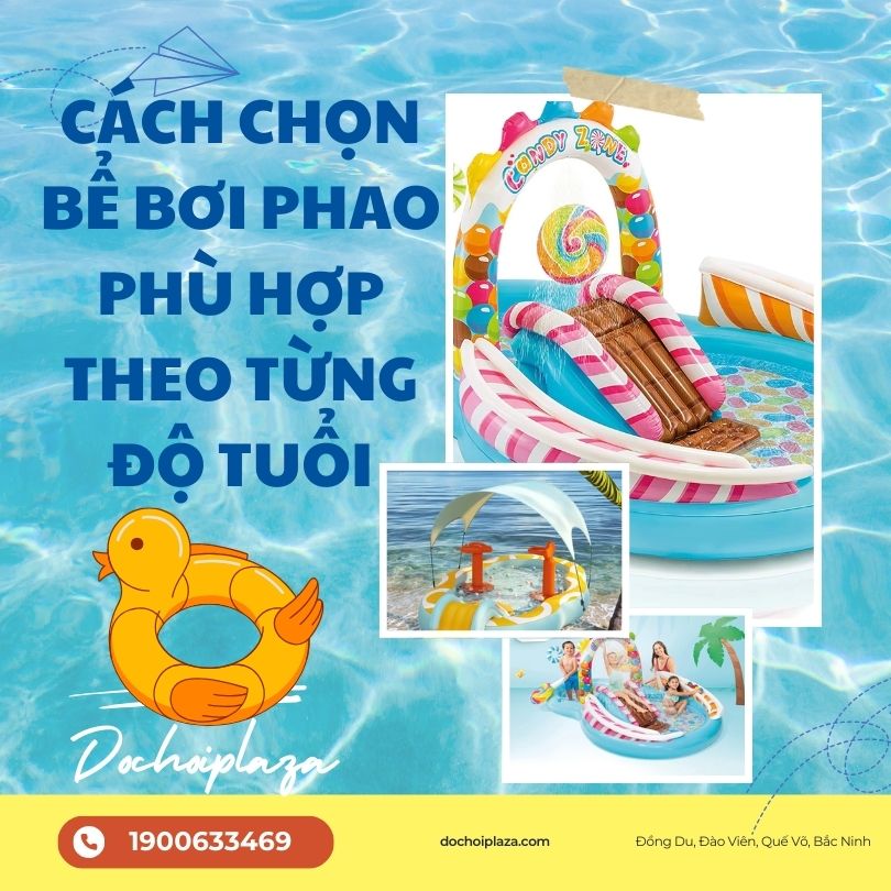 Bé bao nhiêu tuổi thì có thể chơi bể bơi phao? Cách chọn bể phù hợp theo từng độ tuổi