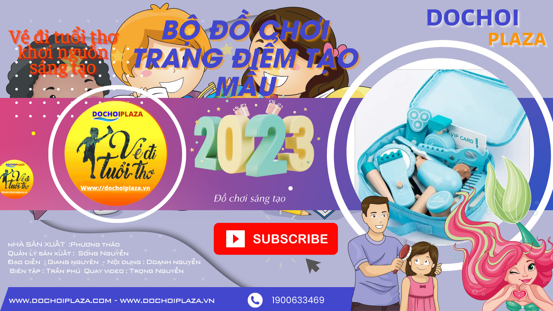 Đồ chơi sáng tạo] Làm mới phong cách với Bộ đồ chơi trang điểm tạo mẫu