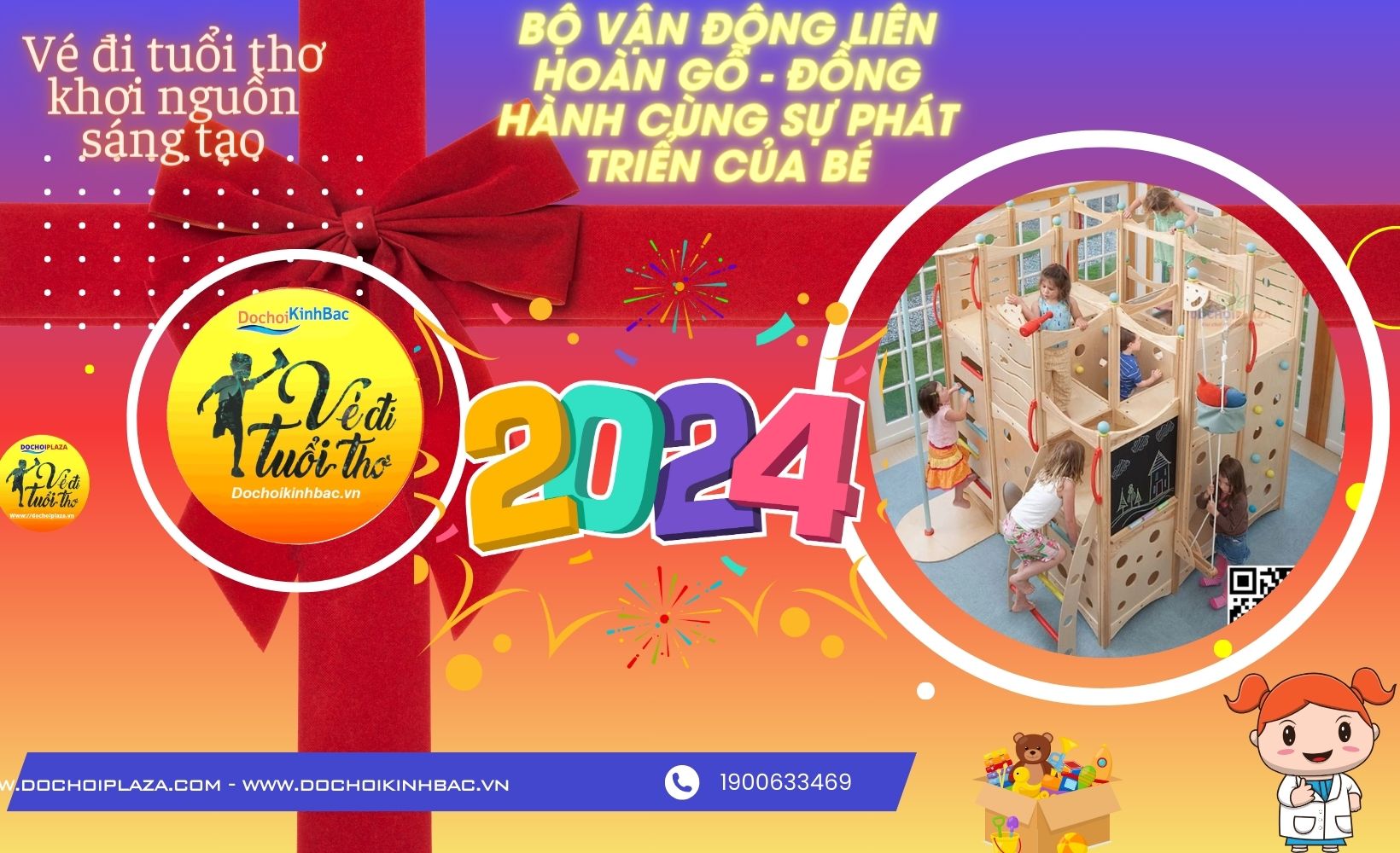 Bộ Vận Động Liên Hoàn Gỗ - Đồng Hành Cùng Sự Phát Triển Của Bé