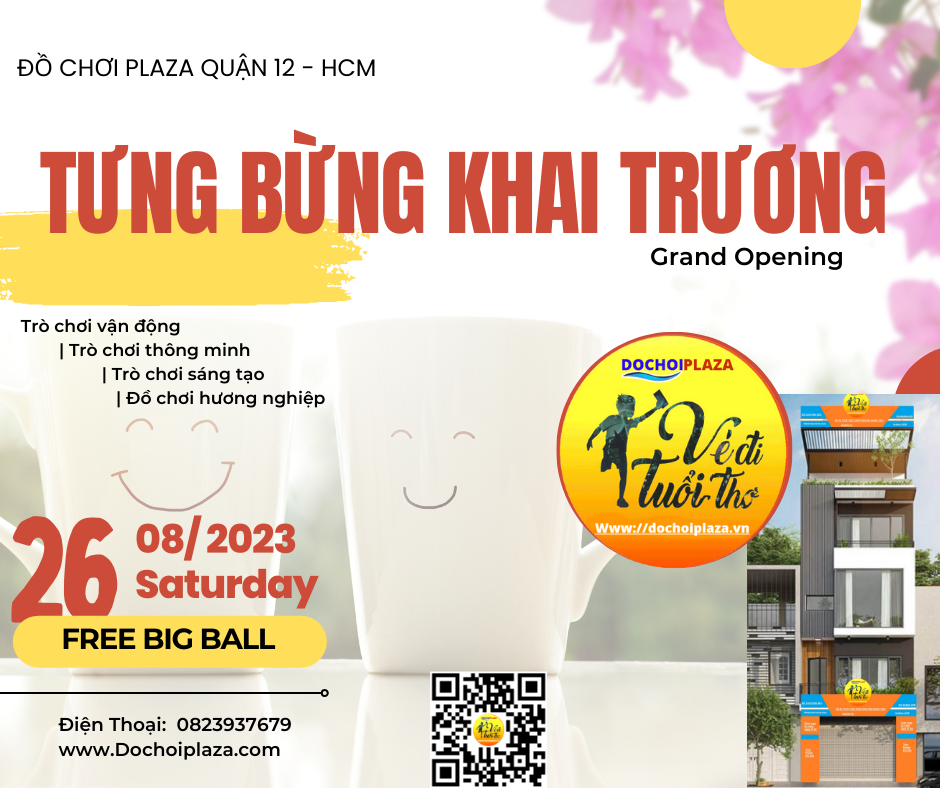 Tưng bừng khai trương Của Hàng Đồ Chơi Plaza sale 100% sản phẩm Trò chơi Vận động