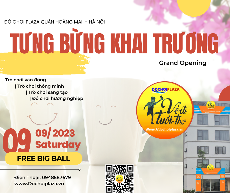 Tưng bừng khai trương Của Hàng Đồ Chơi Plaza Hà Nội sale 100% sản phẩm Trò chơi Vận động