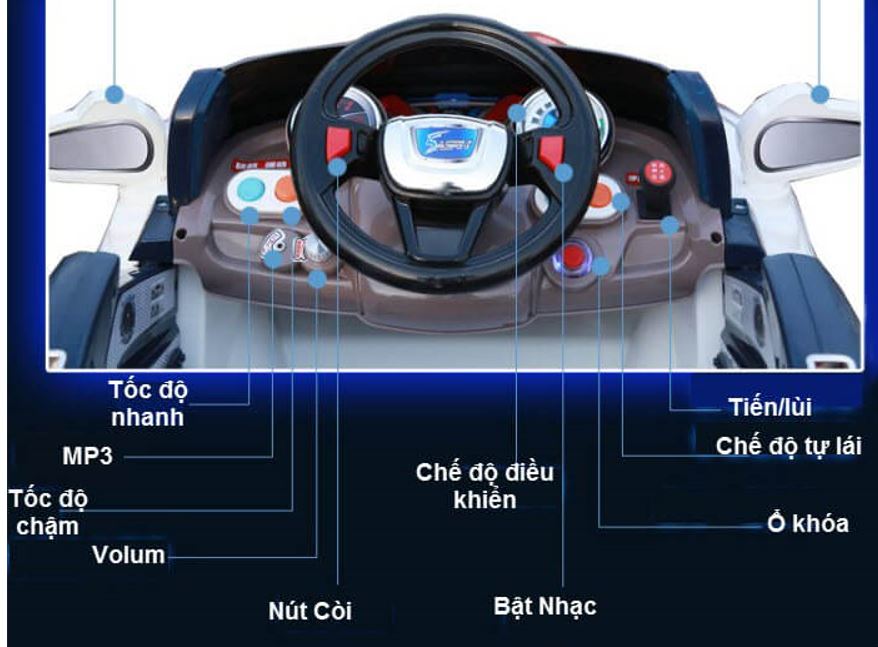 Hướng dẫn Sử dụng xe ô tô điện trẻ em Đúng cách nhất!