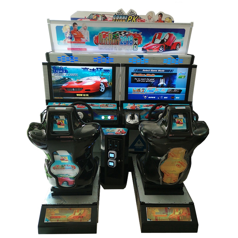 Đánh giá sản phẩm: Máy game đua ô tô đôi 42 inch DX23 _ Máy game giải trí điều khiển bằng xu/ xèng