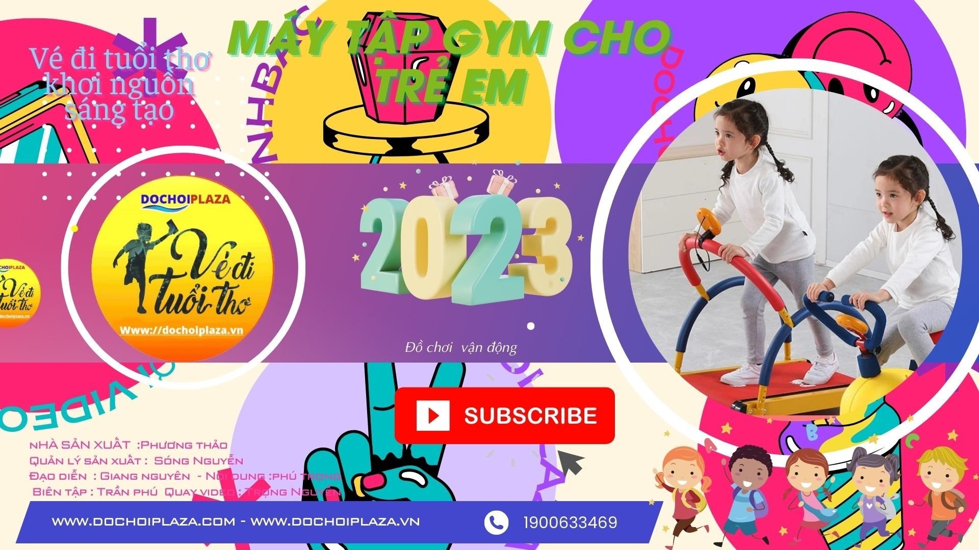 [Đồ chơi vận động] Trò chơi Máy tập gym vui nhộn cho trẻ em