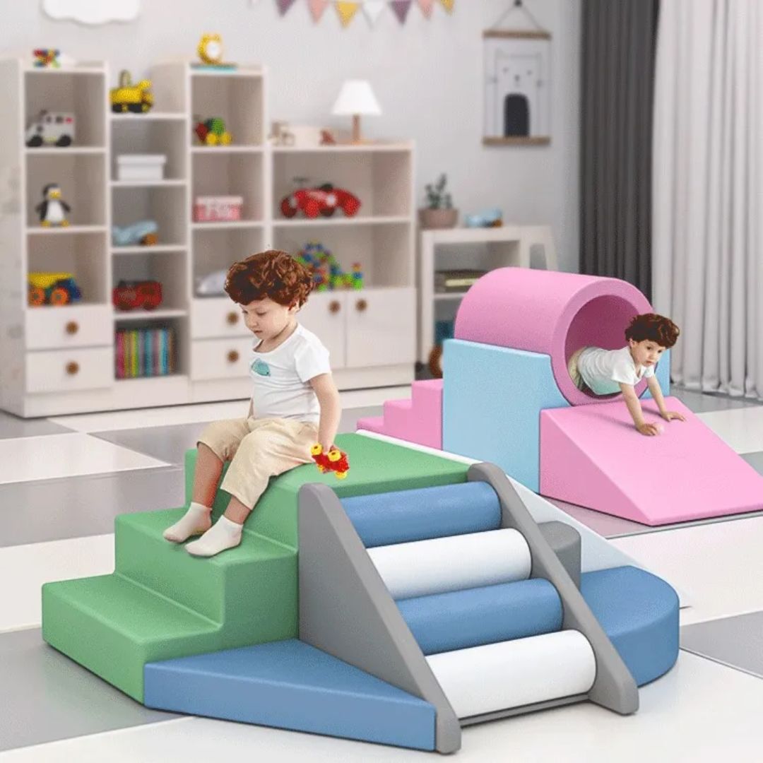 Bộ Vận Động Mềm – Người Bạn Đồng Hành Đắc Lực Giúp Bé Khám Phá Thế Giới