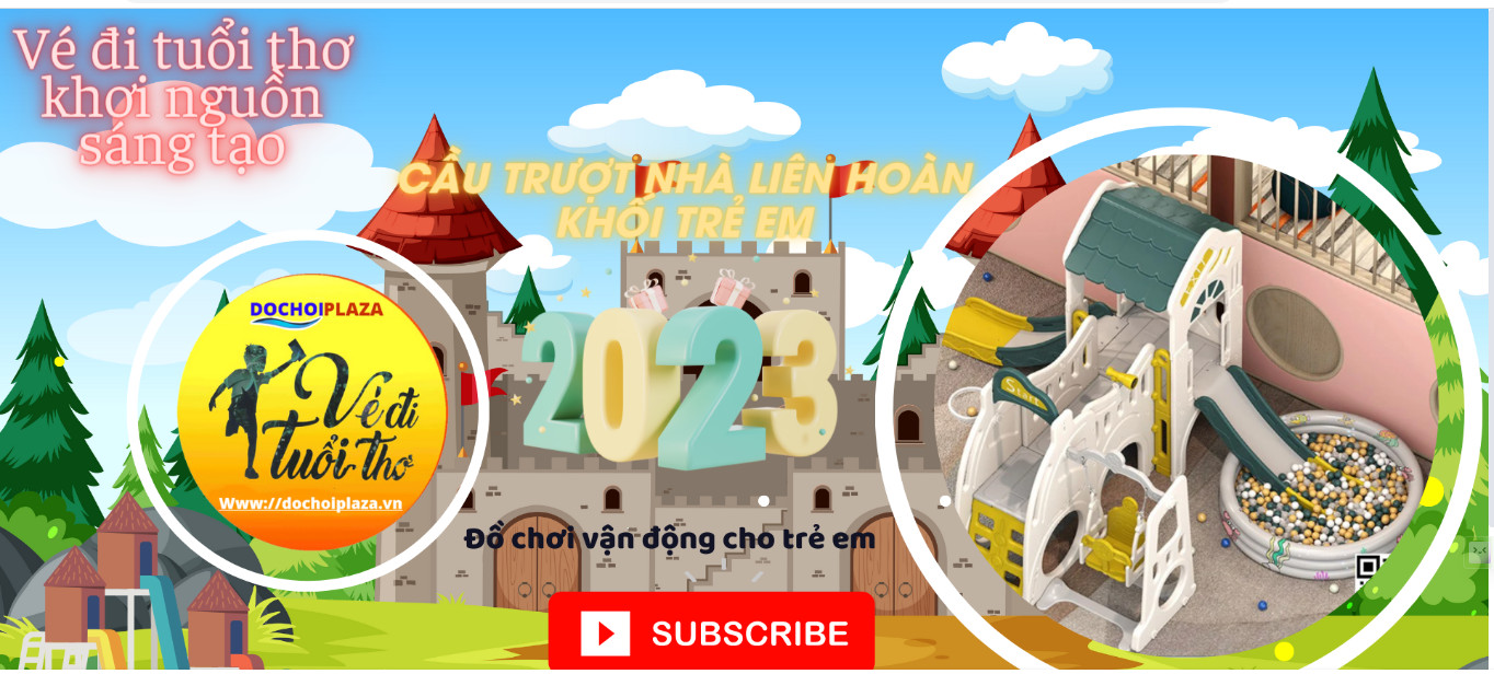 Trải nghiệm độc đáo với cầu trượt nhà liên hoàn khối