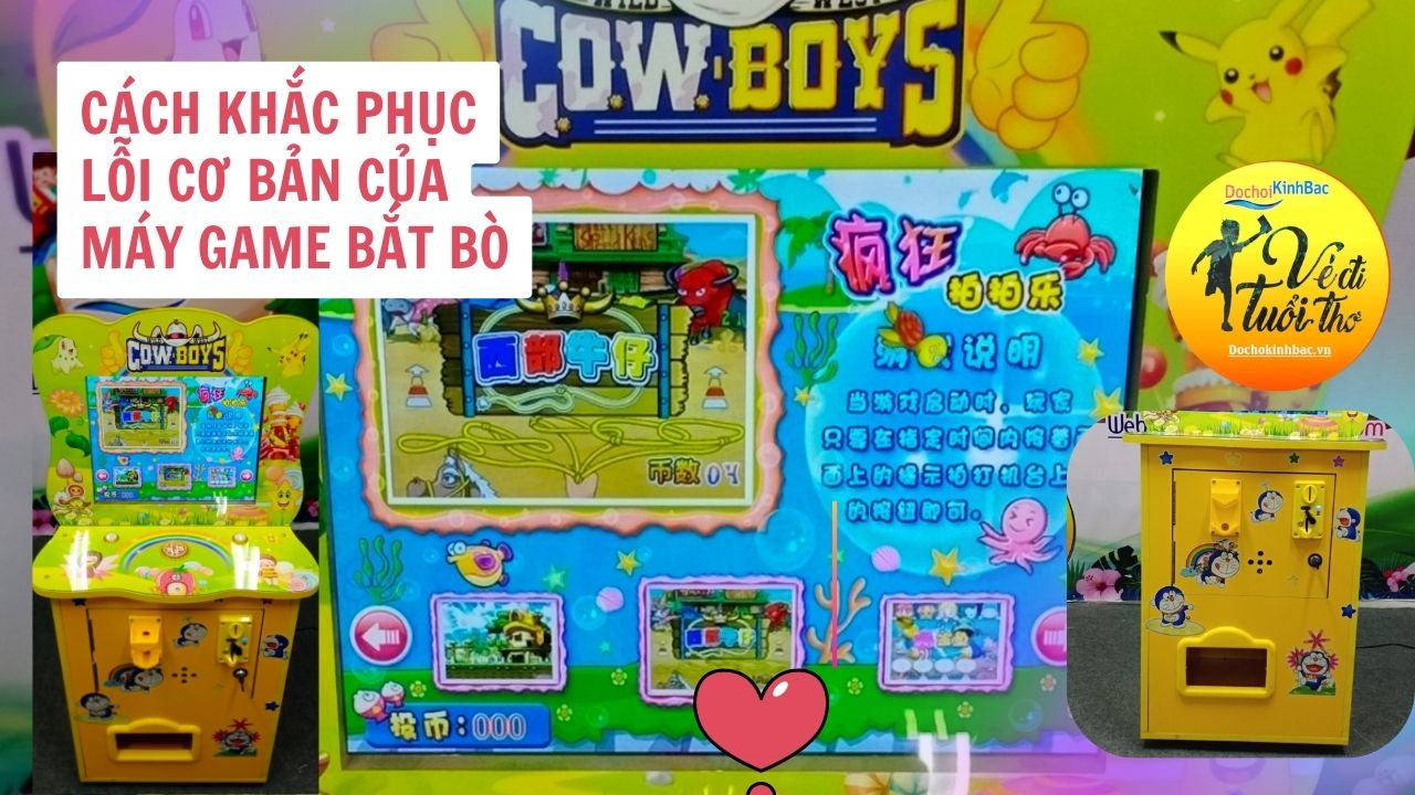 Một số lỗi cơ bản máy game bắt bò – Nguyên nhân và cách khắc phục