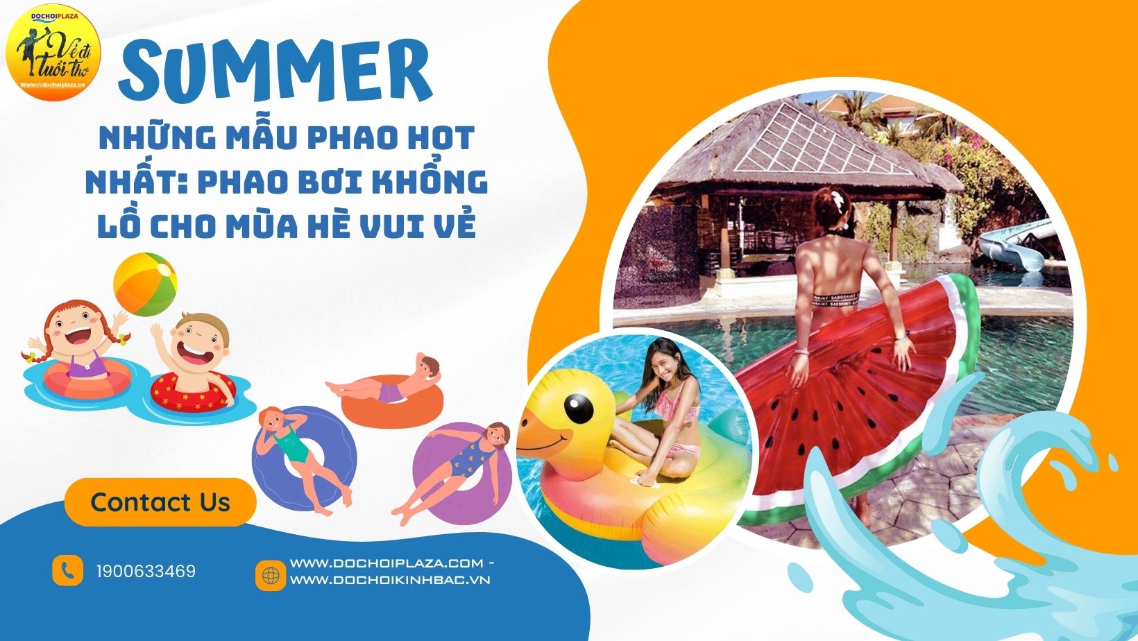 NHỮNG MẪU PHAO HOT NHẤT: PHAO BƠI KHỔNG LỒ CHO MÙA HÈ VUI VẺ