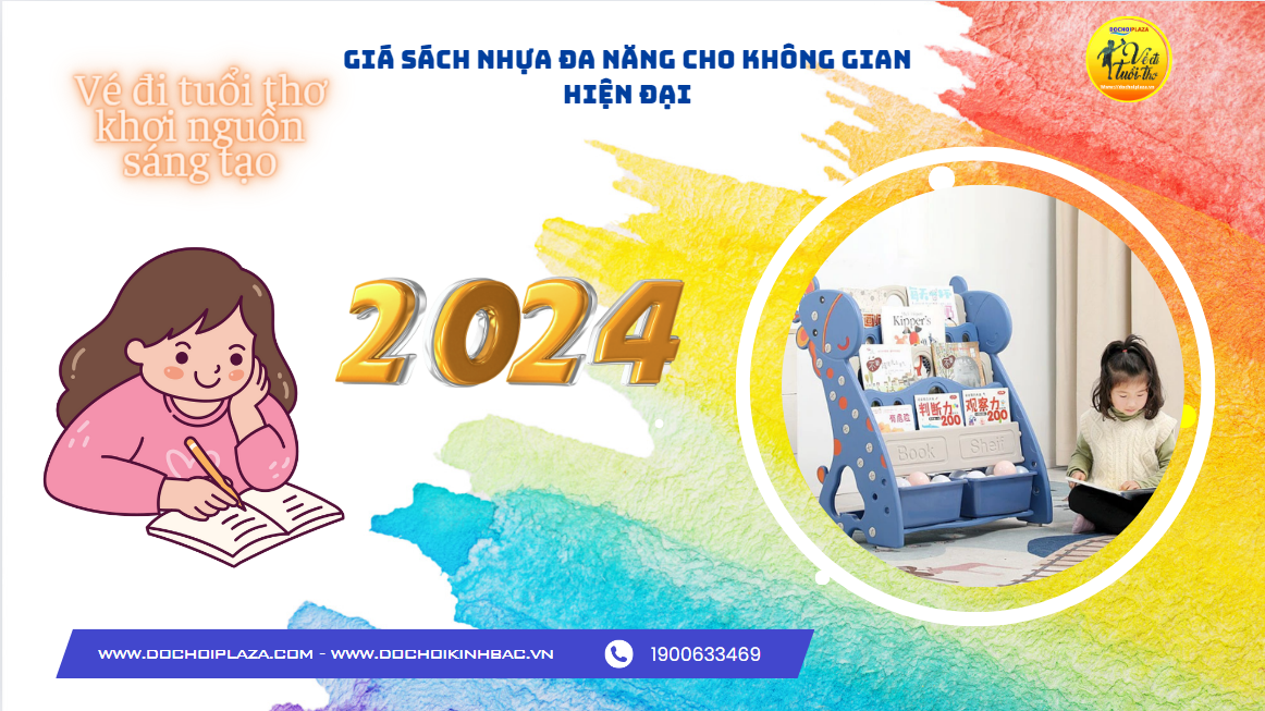 Giá Sách Nhựa Đa Năng Cho Không Gian Hiện Đại