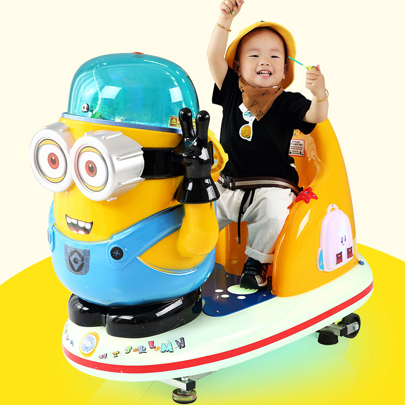 Đánh giá sản phẩm: Thú nhún điện Minion _ Thú nhún điện cho khu vui chơi giải trí