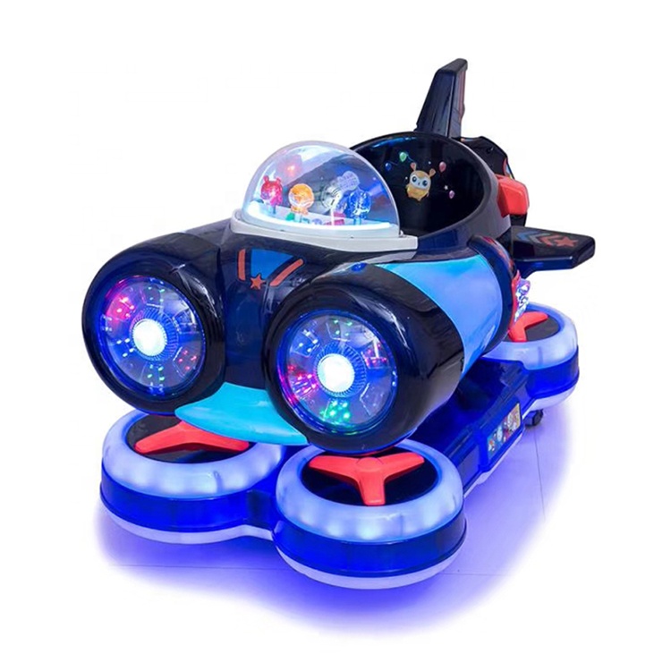 Đánh giá sản phẩm: Thú nhún điện Phi thuyền cho bé _ Thú nhún điện dùng xu/xèng cho bé