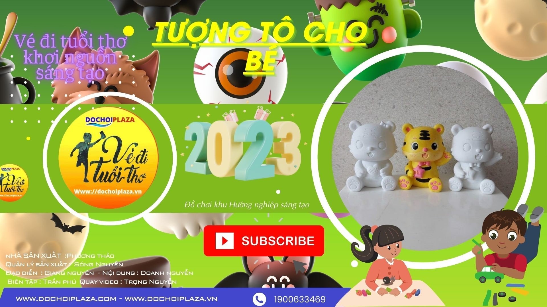 [Đồ chơi sáng tạo]Đồ chơi Tượng tô cho bé
