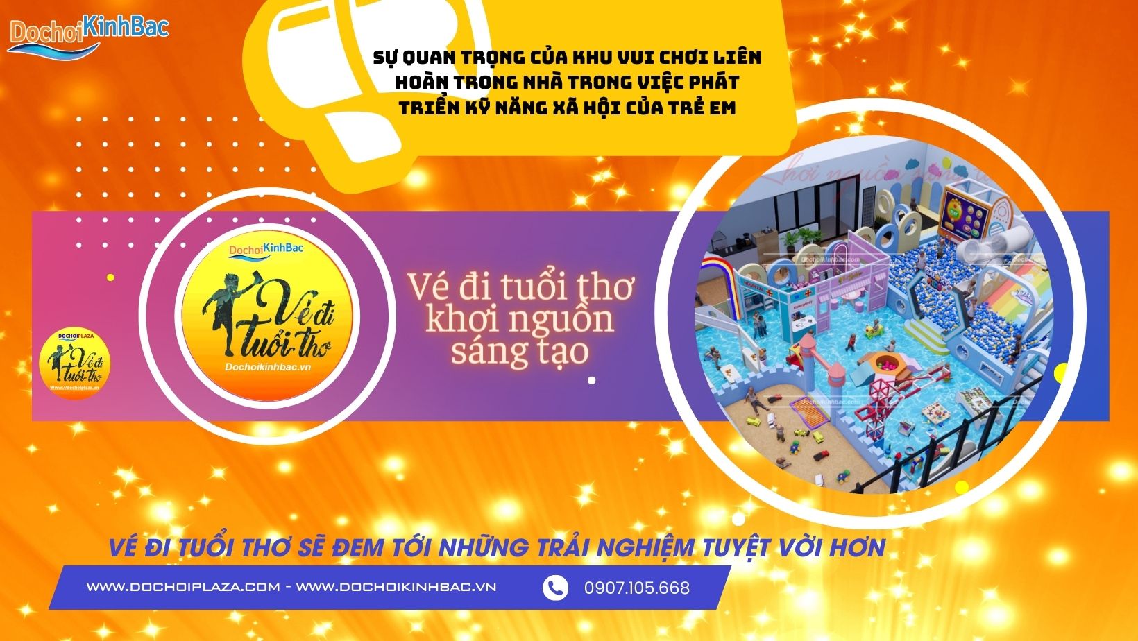 Sự quan trọng của khu vui chơi liên hoàn trong nhà trong việc phát triển kỹ năng xã hội của trẻ em