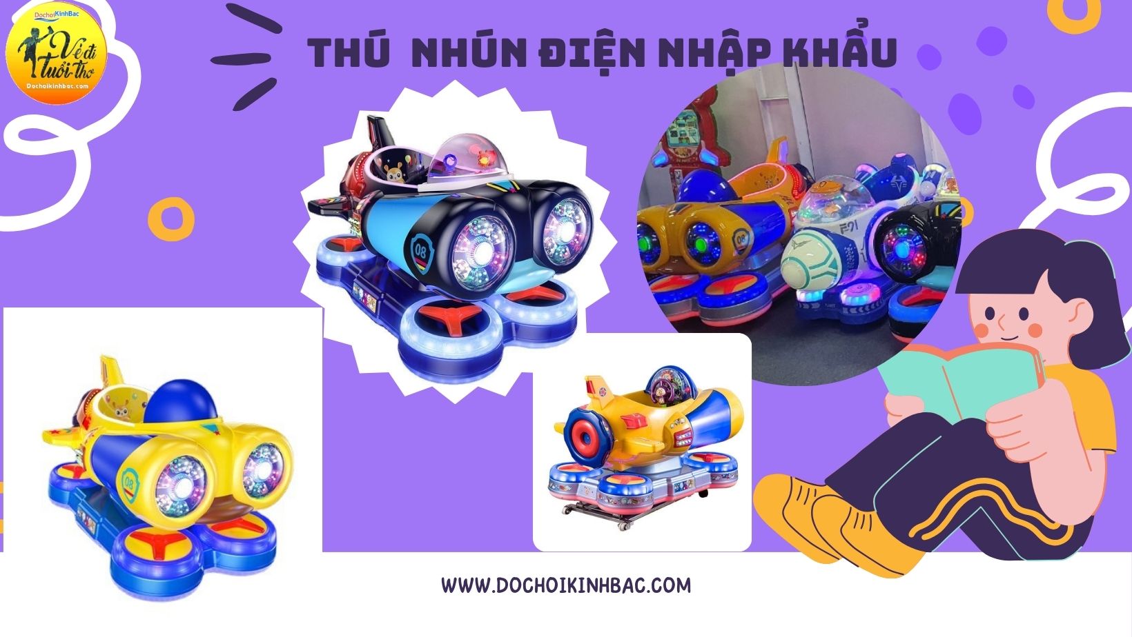 Thú Nhún Điện Nhập Khẩu: Sự Lựa Chọn Hoàn Hảo Để Tạo Nên Không Gian Vui Chơi Hiện Đại Cho Trẻ,