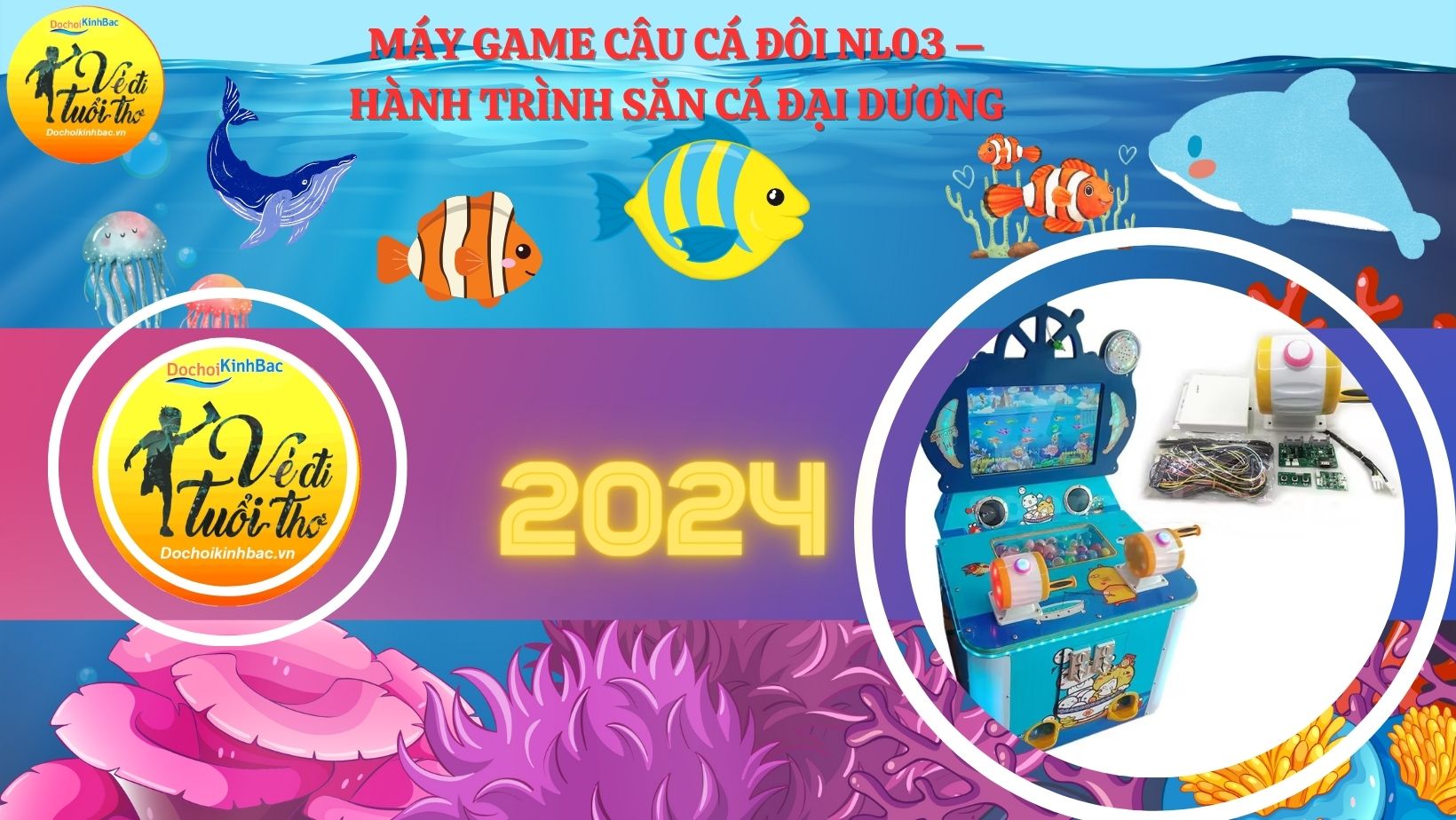 MÁY GAME CÂU CÁ ĐÔI NL03 – HÀNH TRÌNH SĂN CÁ ĐẠI DƯƠNG