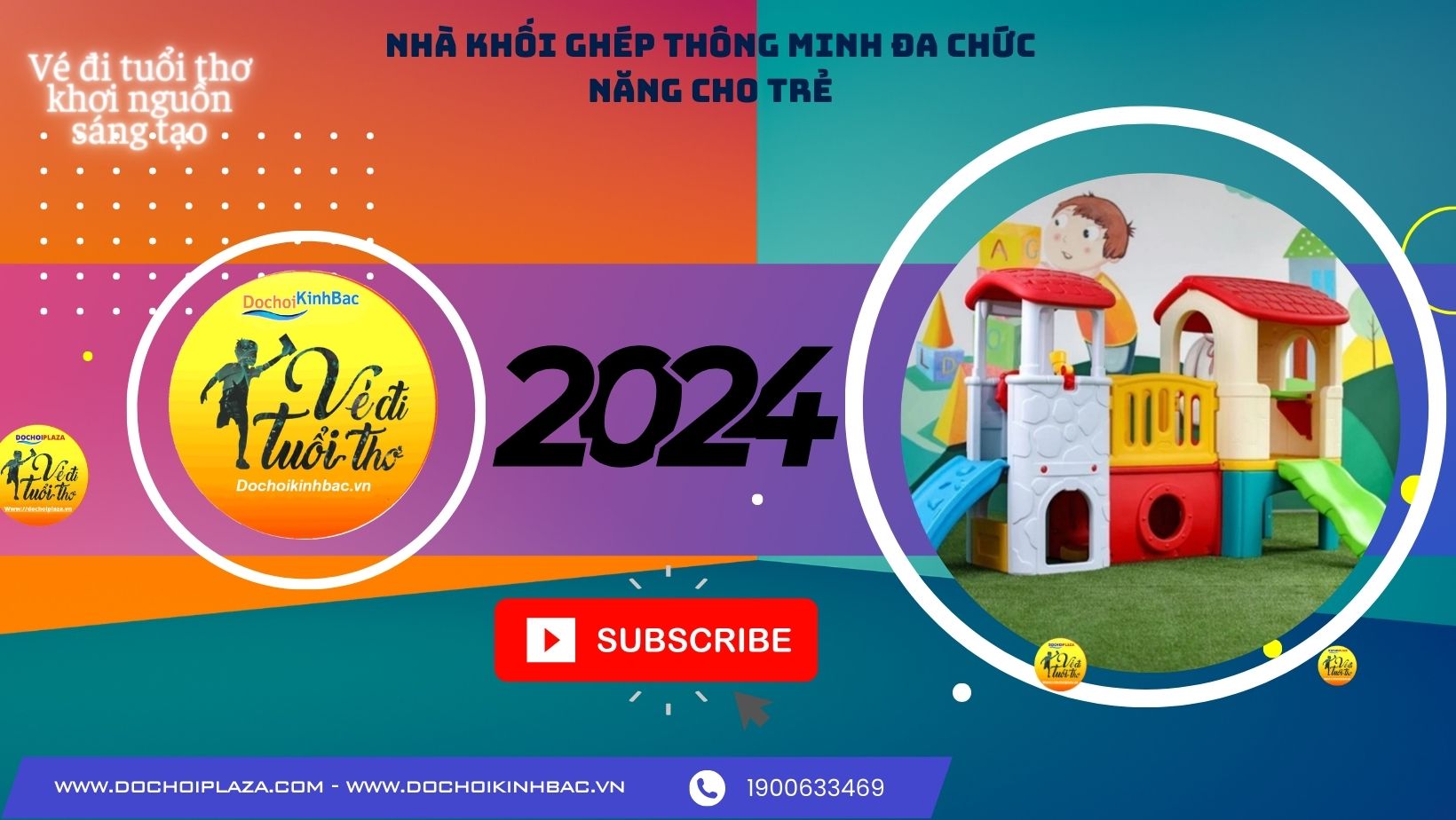 Nhà Khối Ghép Thông Minh Đa Chức Năng Cho Trẻ