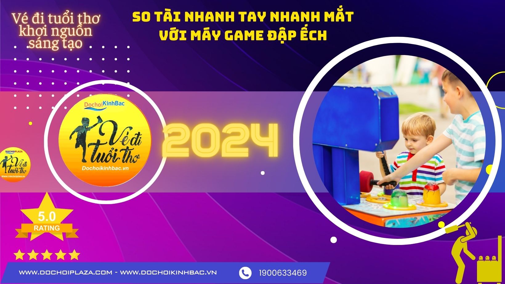 So Tài Nhanh Tay Nhanh Mắt Với Máy Game Đập Ếch