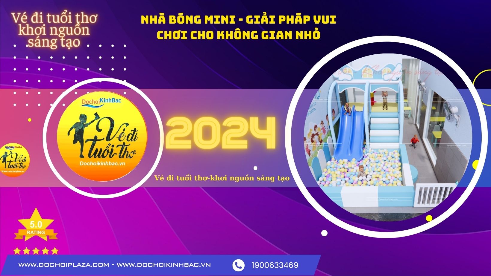 Nhà Bóng Mini - Giải Pháp Vui Chơi Cho Không Gian Nhỏ