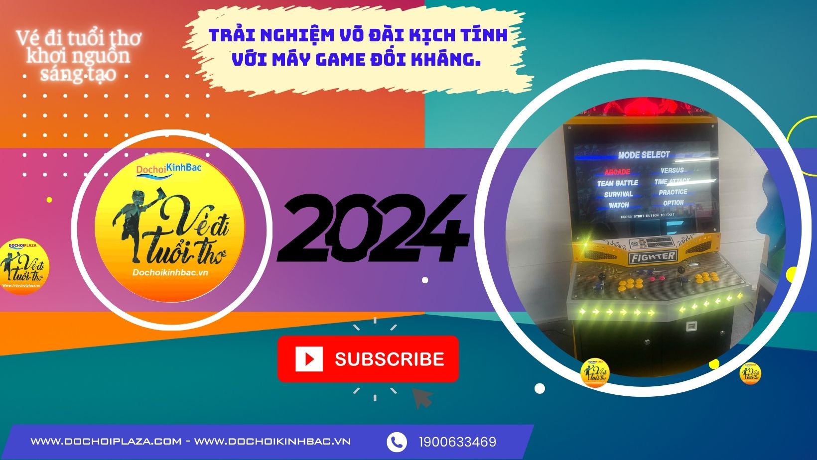 Trải Nghiệm Cảm Giác Trên Võ Đài Cùng Máy Game Đối Kháng Của Đồ Chơi Kinh Bắc