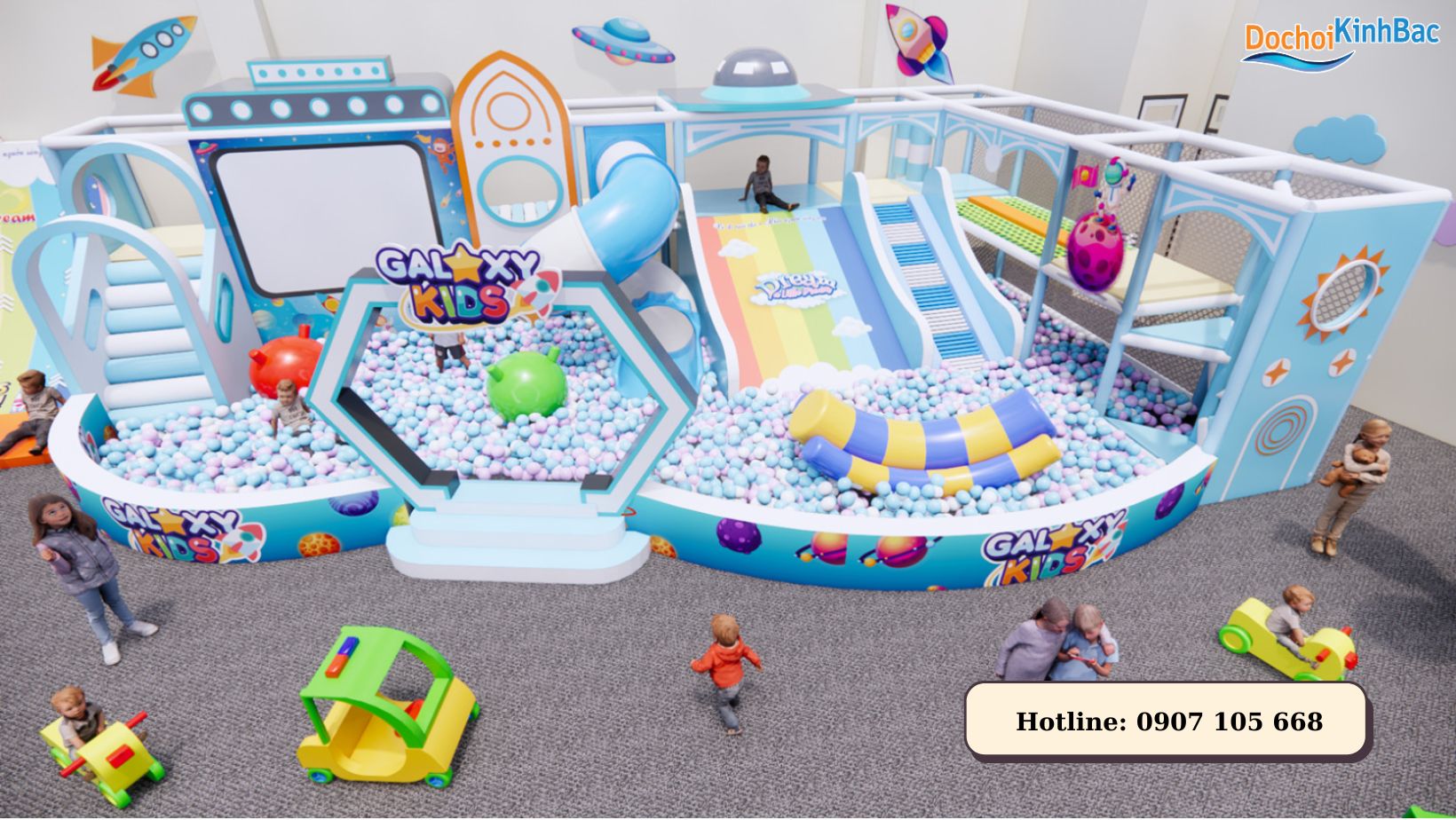 Những ưu điểm nổi bật của “nhà bóng cầu trượt liên hoàn” so với các hoạt động giải trí khác?