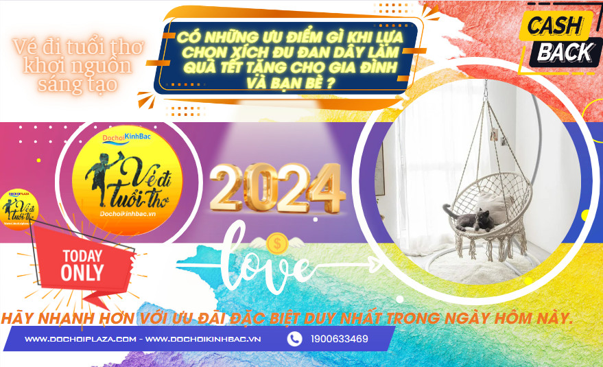 Có những ưu điểm gì khi lựa chọn xích đu đan dây làm quà tết tặng cho gia đình và bạn bè ?