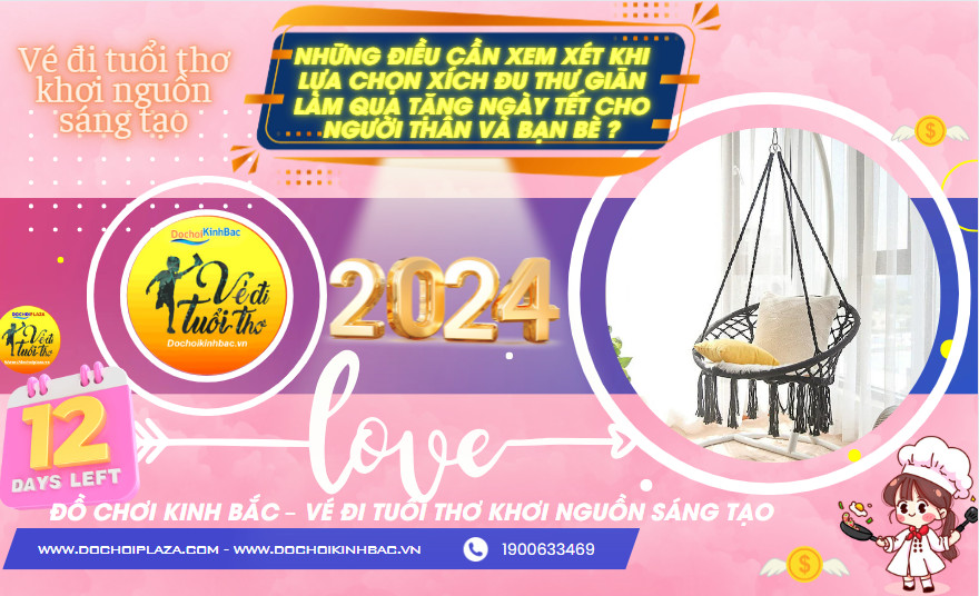 Những điều cần xem xét khi lựa chọn xích đu thư giãn làm qua tặng ngày tết cho người thân và bạn bè ?