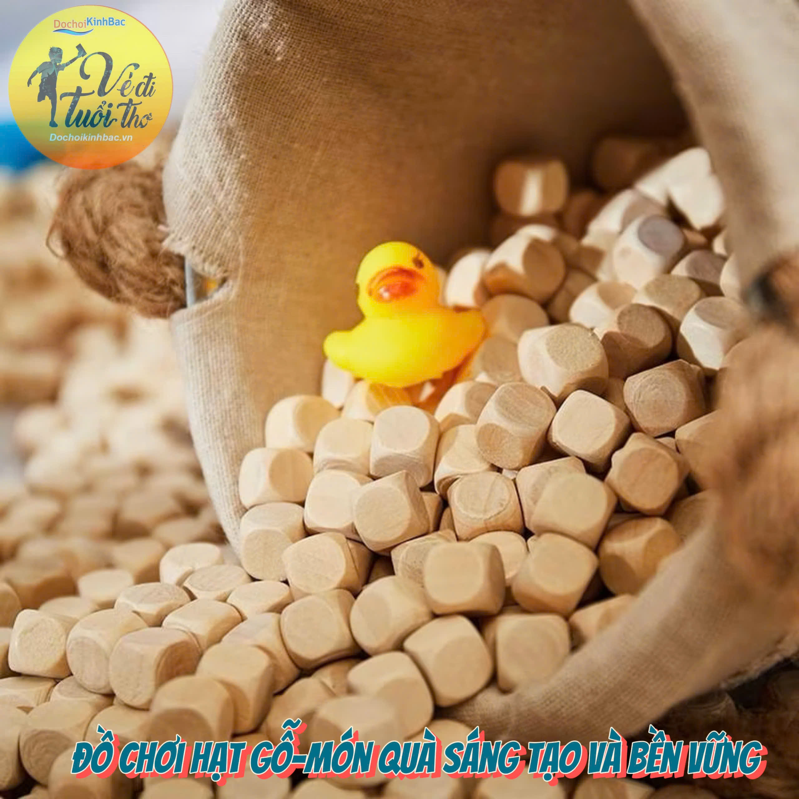 Đồ Chơi Hạt Gỗ – Món Quà Sáng Tạo và Bền Vững