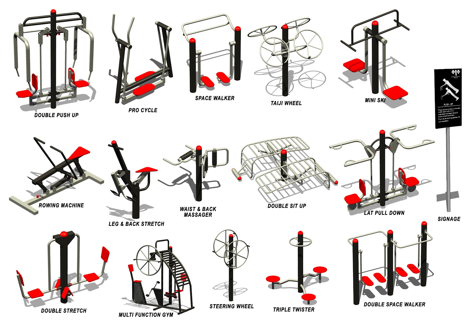 Thiết bị thể dục công viên