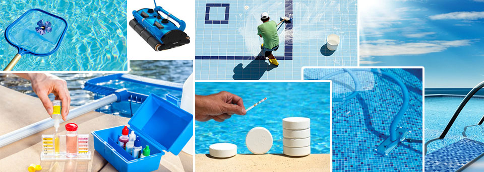 Thiết bị vệ sinh bể bơi