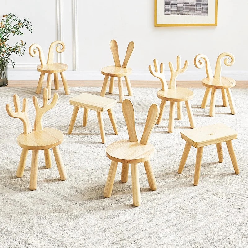 Ghế gỗ tai thỏ